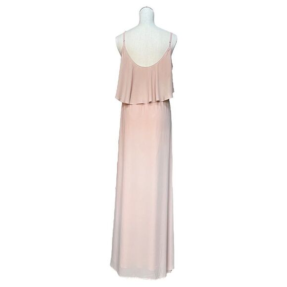 Show Me Your MuMu Caitlin Ruffle Maxi Dress in Dusty Blush - Picture 5 of 13